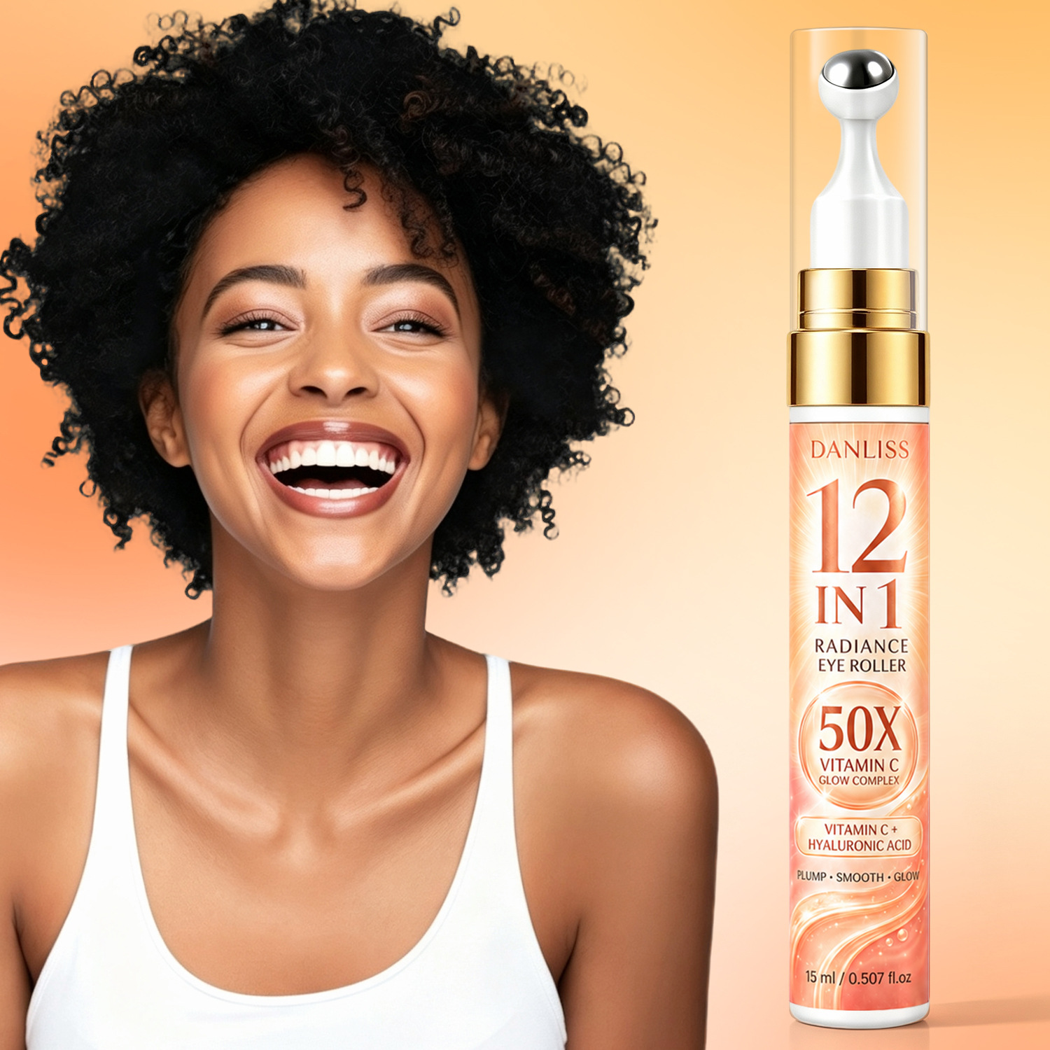 Vitamin C Serum - 12 in 1 ラディアンス アイローラーセラム（ビタミンC 50倍配合）-