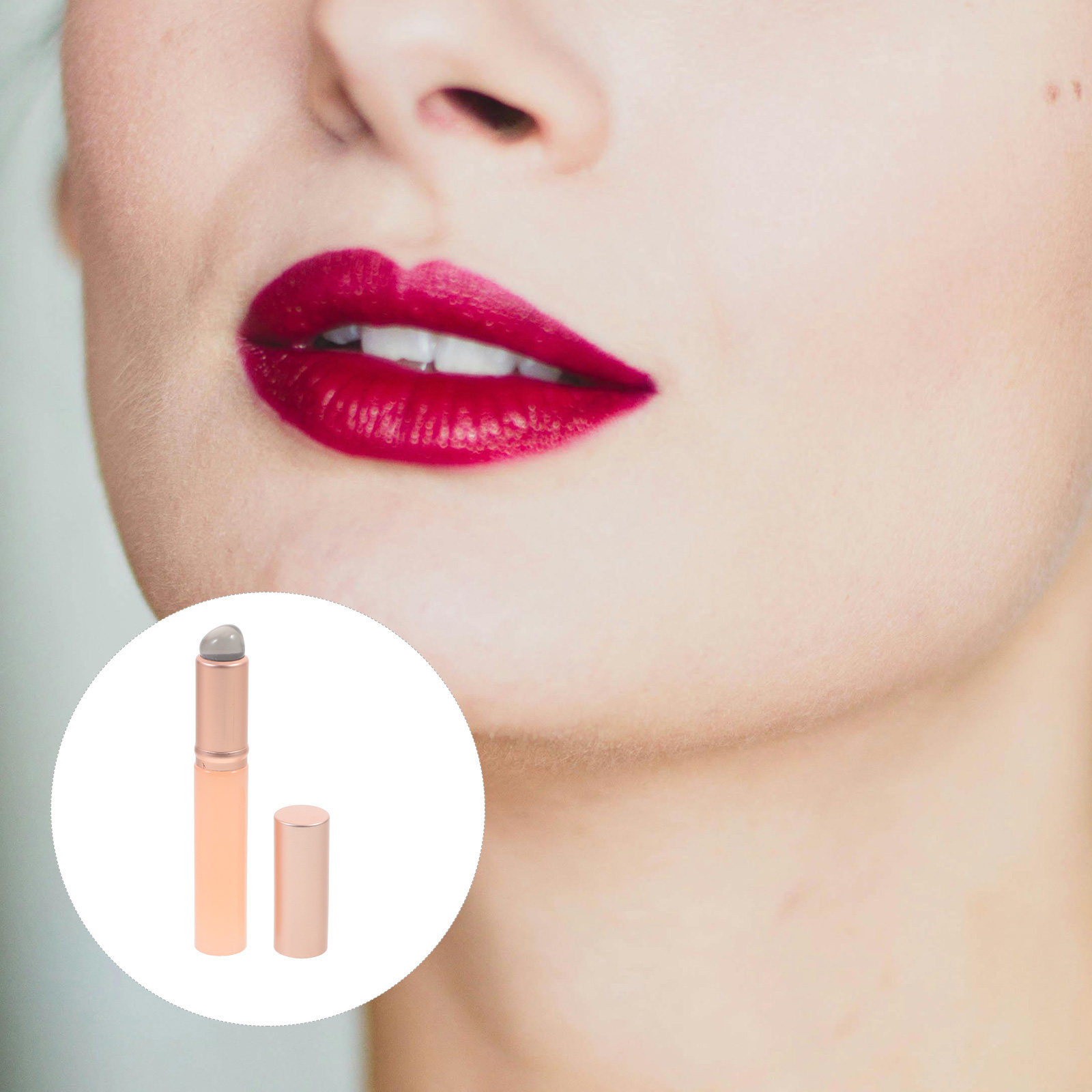 2個入り シリコン製 リップアプリケーターセット。口紅、リッ - Lip Balm のレビューと価格