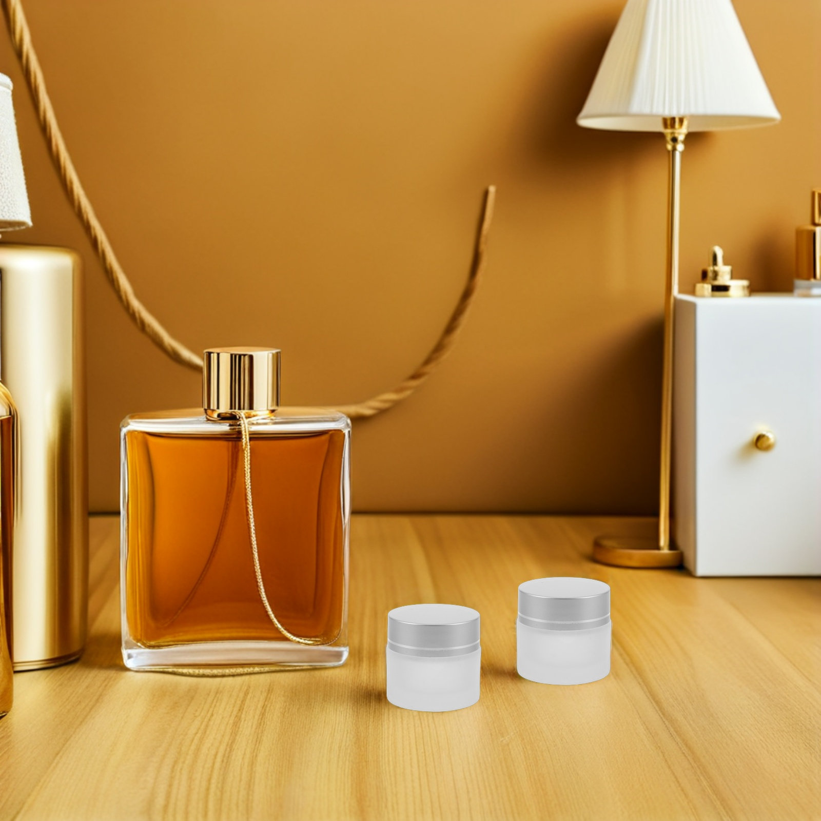 15個入り、半透明ガラス製の詰め替え可能なサンプル容器、空容 - Body Lotion のレビューと価格