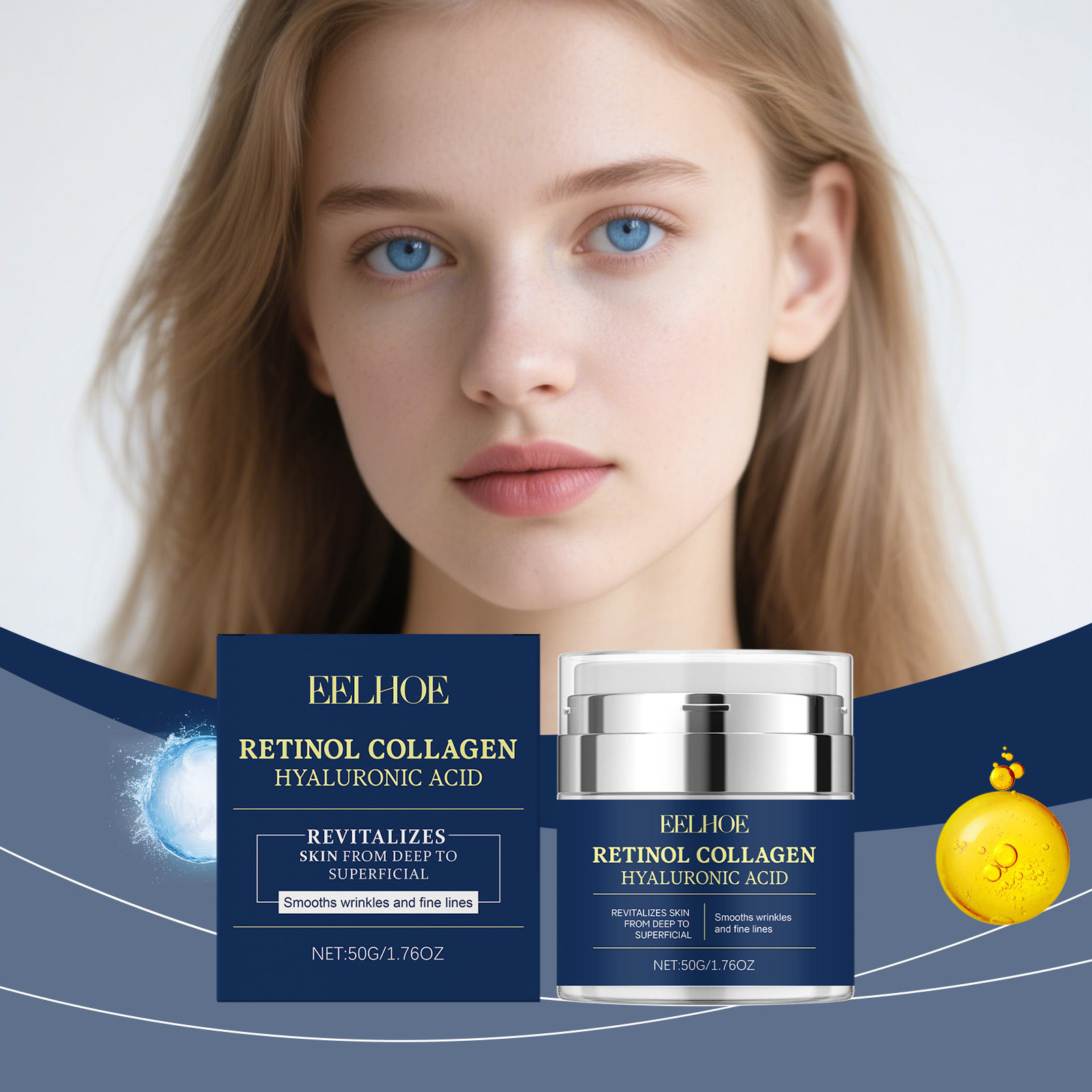 EELHOE レチノールコラーゲンクリーム しわ除去 細かい - Retinol Cream のレビューと価格